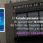 Nota de prensa – El aborto terapéutico es y seguirá siendo legal
