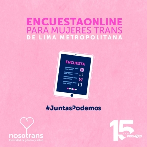 Banner de la Encuesta online para mujeres trans de Lima metropolitana