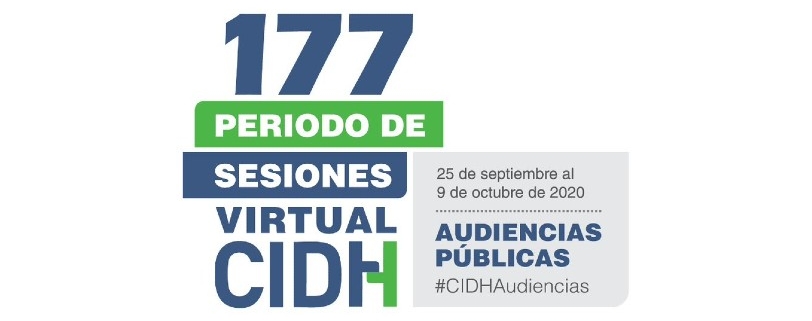 Logo del 177 periodo de sesiones virtual de la CIDH