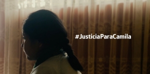 Imagen de Camila con el hashtag #Justiciaparacamila