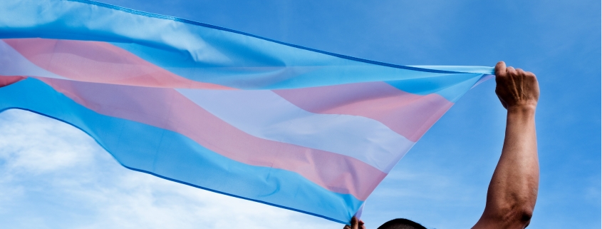 Fotografía de bandera trans