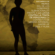 Portada del estudio con la imagen de la silueta de un hombre y un fondo del mapa de Sudamérica