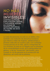 Portada de "No más mujeres invisibles". Ilustración del rostro de una mujer con los ojos cerrados